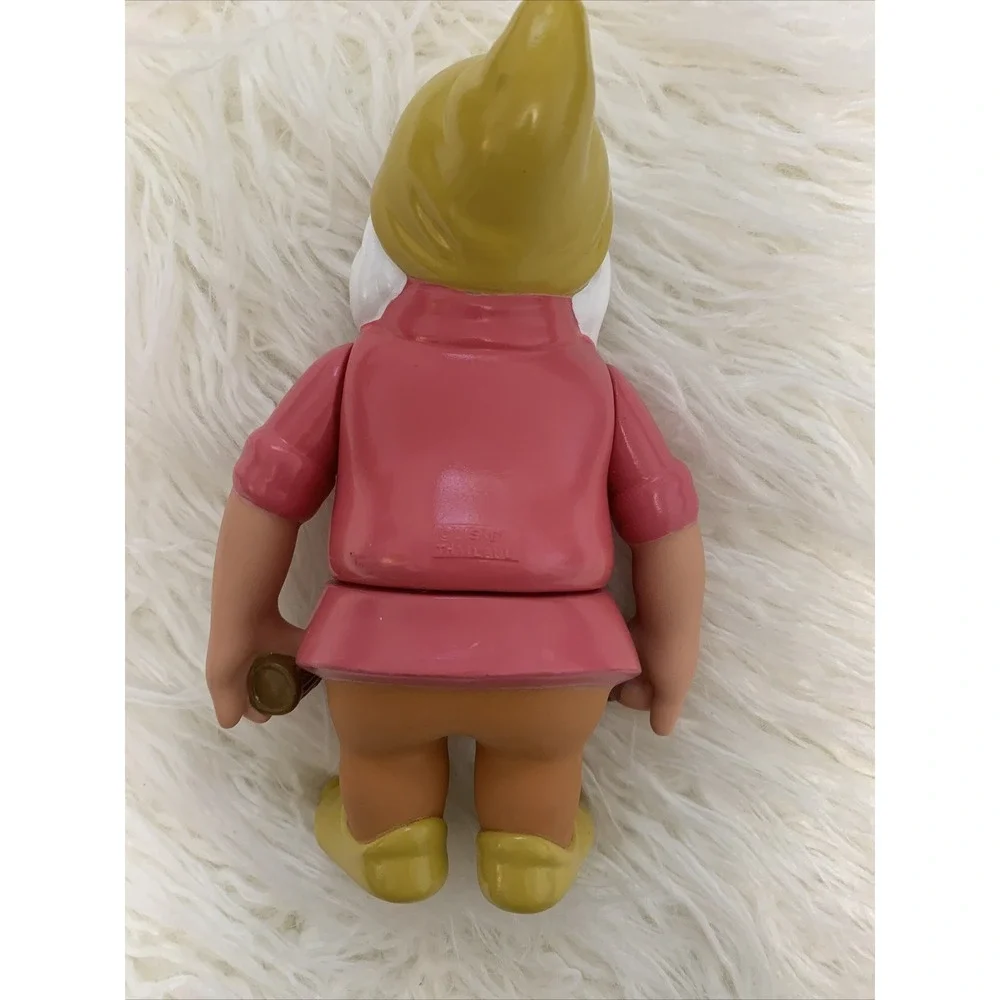 Doc Disney Snow White Seven Dwarfs Figurine Vinyl Rubber Plastic Collectible 6